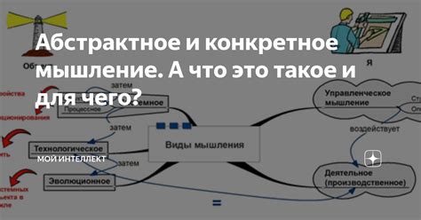 Понятия существительных: абстрактное и конкретное