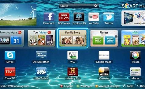 Популярные приложения для Smart TV Samsung