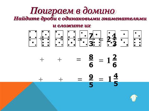 Порядок расположения числителя и знаменателя в дроби 