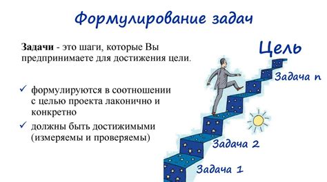 Постановка задач и разработка стратегии достижения целей