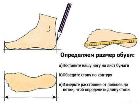 Правильное измерение размера стопы