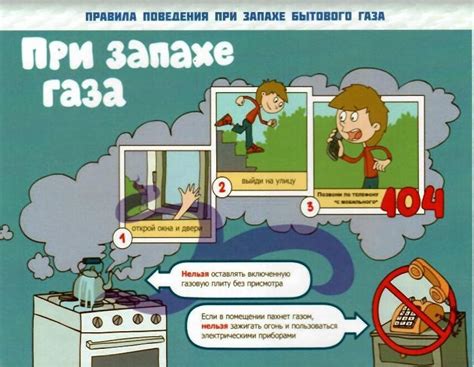 Признаки утечки газа