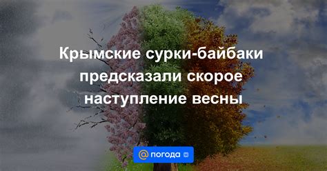 Признак наступления весны: знакомое пробуждение