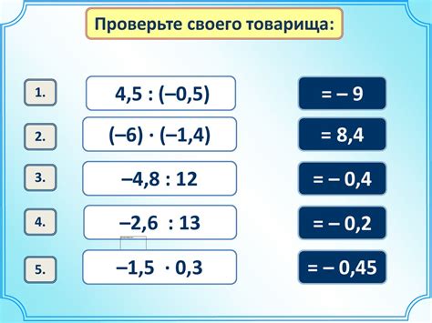 Примеры степенных операций с отрицательными числами