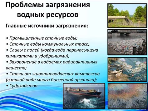 Проблемы загрязнения водных ресурсов и пути их решения