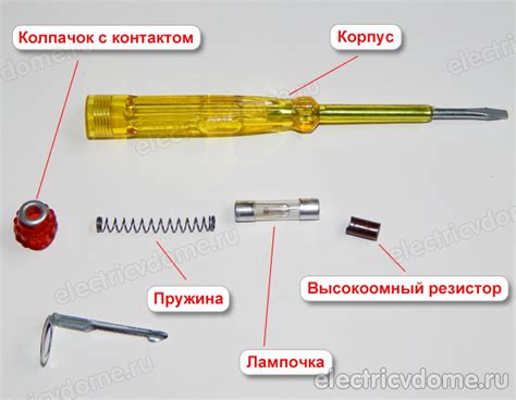 Проверка правильности определения фаз с использованием индикаторной отвертки