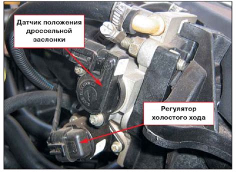 Проверка работы датчика контроля оборотов холостого хода