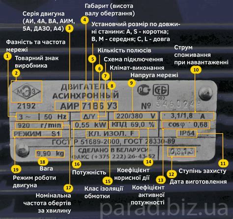 Проверьте наличие шильдика с идентификатором двигателя