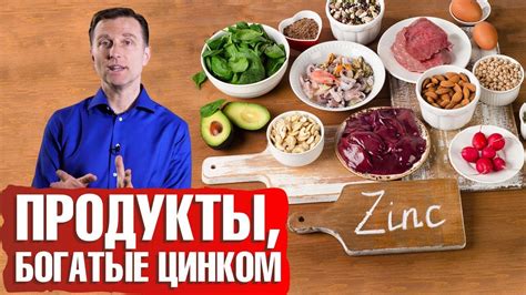 Продукты, богатые витамином с цинком, необходимые для женщин