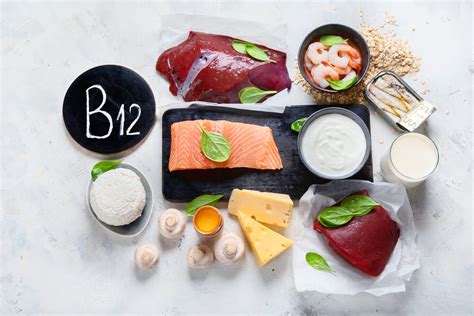 Продукты с повышенным содержанием витамина B12