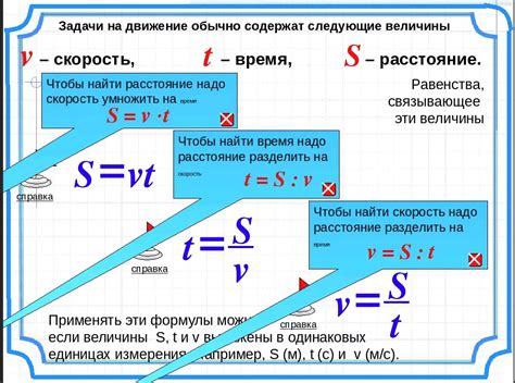 Процедура настройки параметров скорости и времени