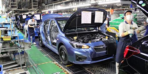 Процесс изготовления Subaru Forester в Японии
