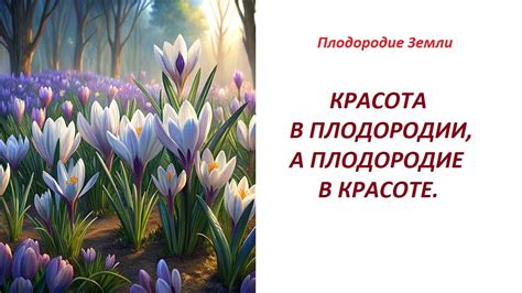 Радость и плодородие