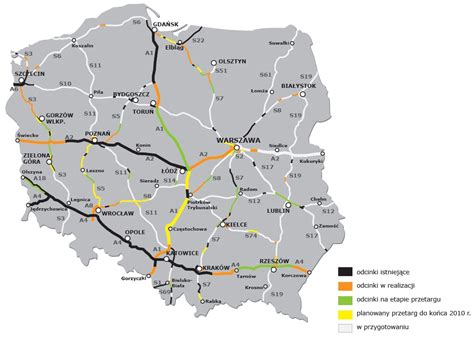 Разбор основных автомагистралей и дорог в Польше