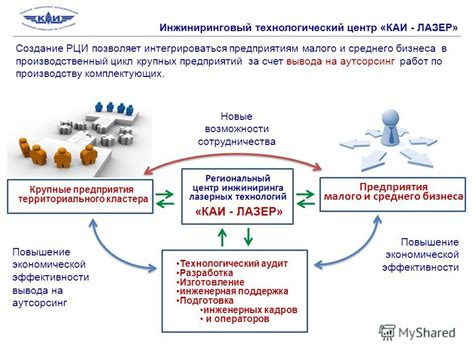 Развитие крупных предприятий по производству комплектующих и элементов