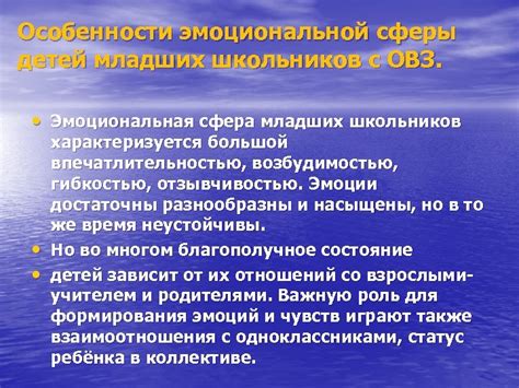 Развитие социально-эмоциональной сферы в процессе обучения младших учащихся