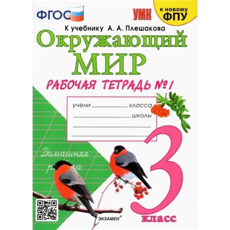 Раздел 1: Обзор и особенности рабочей тетради "Окружающий мир 4 класс" автора Плешакова