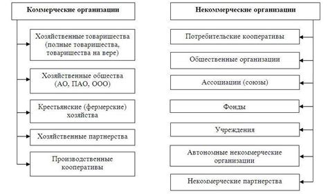 Различия в регистрации товарного знака между коммерческими и некоммерческими организациями