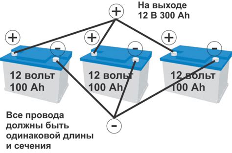 Различные способы параллельного подключения аккумуляторов