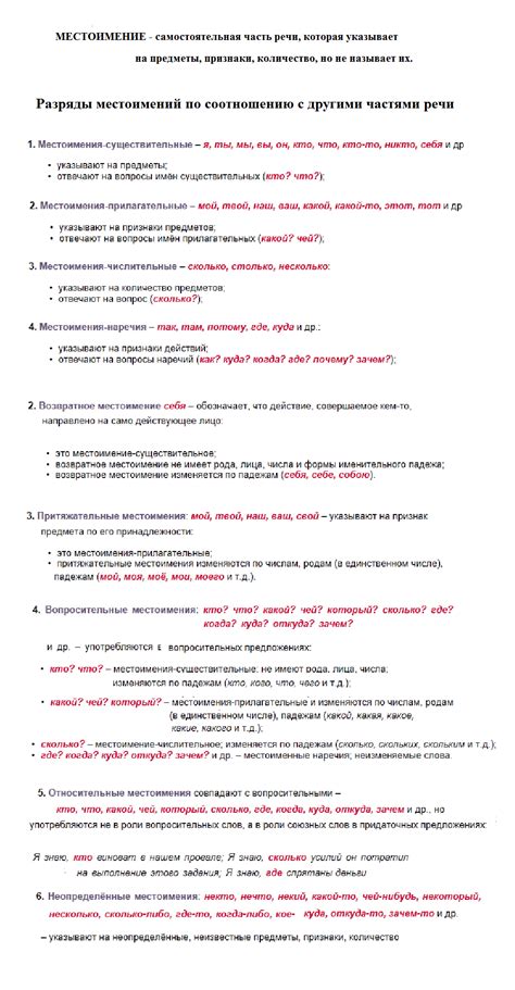 Разнообразные подходы к определению падежа местоимений