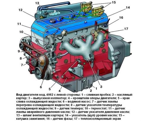 Расположение детектора взрыва в ГАЗели 406 с карбюратором