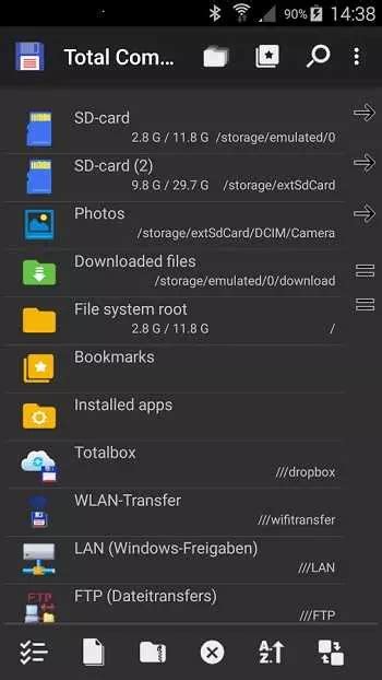 Расположение директории "emulated" в операционной системе Android