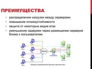 Распределение нагрузки и повышение отказоустойчивости