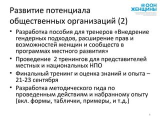 Расширение поиска возможностей с помощью местных организаций и учреждений