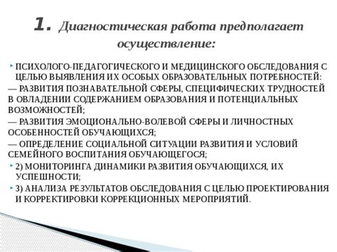 Расшифровка условий и возможностей медицинского обследования