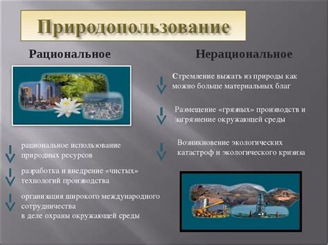 Рациональное использование ресурсов и экономическое обоснование