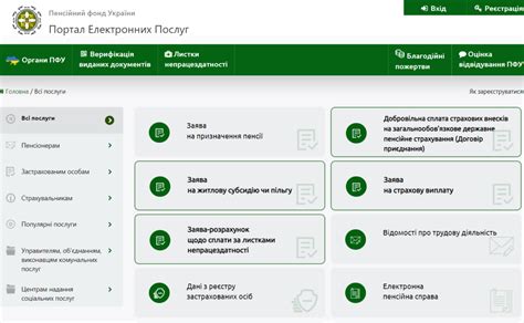 Регистрация на официальном портале Пенсионного фонда