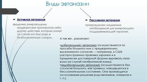 Регулирование процесса эвтаназии и роль специалистов