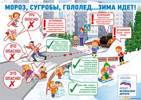 Рекомендации для пешеходов в условиях зимних осадков