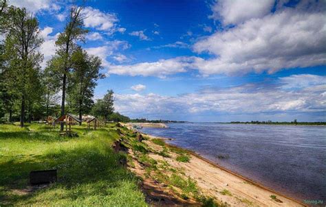 Рекреационные зоны на берегу Волги