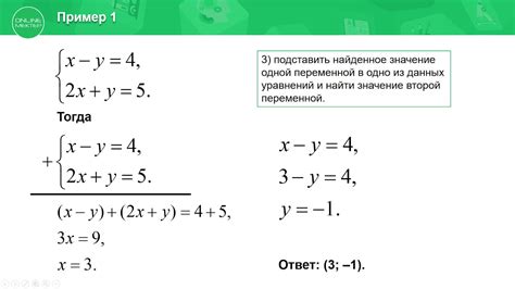 Решение систем уравнений с помощью графического подхода: практические примеры