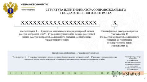 Роль и применение уникального идентификатора государственного контрагента