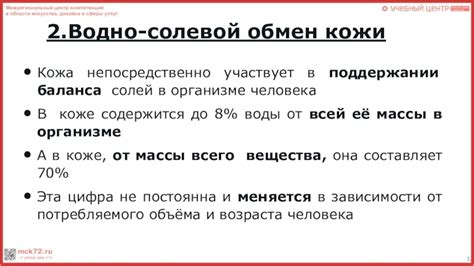 Роль объема потребляемой жидкости в поддержании баланса солей и появлении отеков