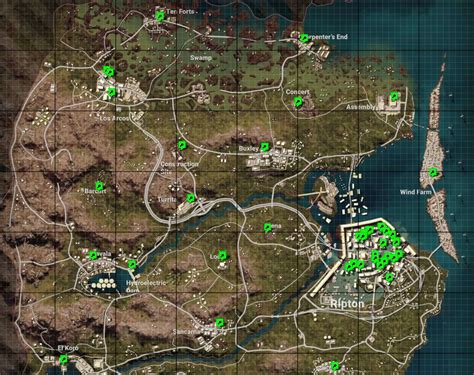 Секретные места для выжидания врагов среди густых зарослей PUBG