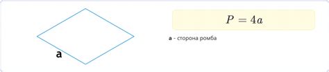 Секреты эффективного вычисления периметра ромба