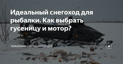 Снегоход – идеальный спутник на снежной рыбалке