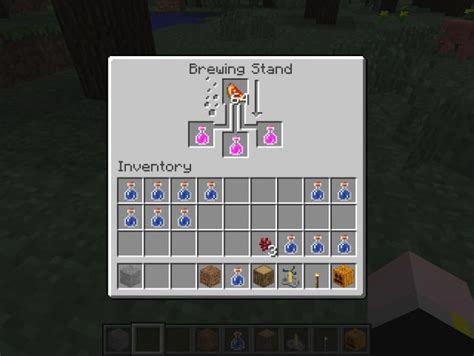 Способы комбинирования эликсиров в Minecraft