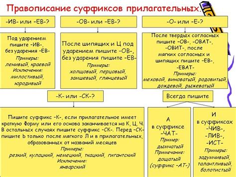 Способы различения двойных суффиксов в словах: советы для определения