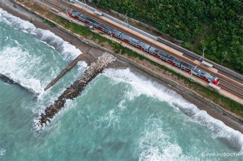 Станции, которые проходит поезд по пути от Черного моря до уютного побережья