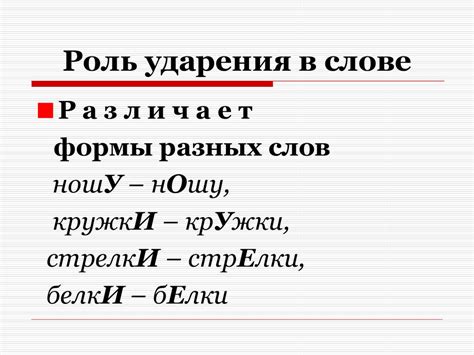 Суть и особенности ударения в слове цепочка