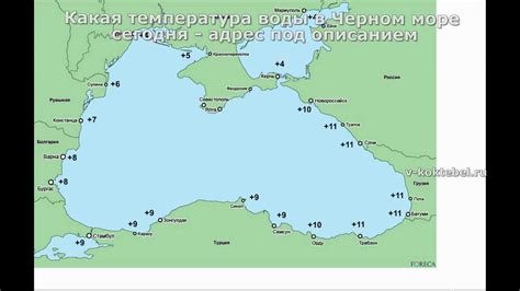 Температура воды на Черном море в июне: влияющие факторы