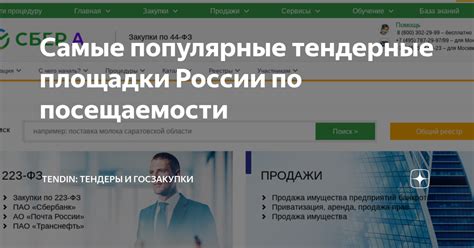 Тендерные площадки для государственных заказов