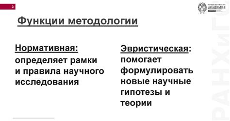 Теория как фундаментальная основа методологии