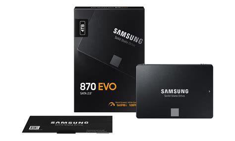 Технические характеристики накопителей Samsung 870 evo и qvo