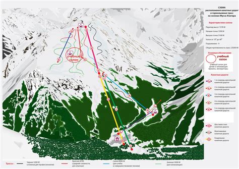 Трассы для всех уровней сложности и возможности лыжного катания
