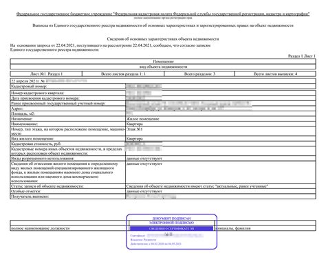 Требования к получению информации о объекте недвижимости в ЕГРН